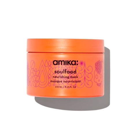 Anika Hair Mask, Trendy Hair Products, Amika Hair Mask, Hair Mask For Frizzy Hair, Amika Soulfood, Amika Shampoo, Amika Hair, Nourishing Hair Mask, Hair Styling Cream