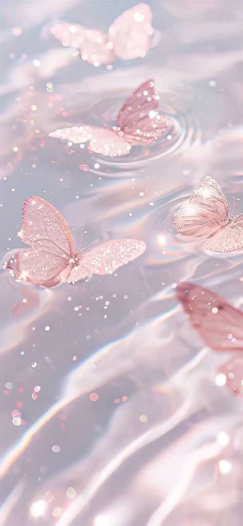 Butterflies Wallpaper Iphone, Pink Butterflies Aesthetic, Cute Pictures Aesthetic, Chat Background Aesthetic, Pink Music Wallpaper, Pink And Gold Butterfly, Fotos Cute, Pink Fairy Wings, Summer Prints Wallpaper