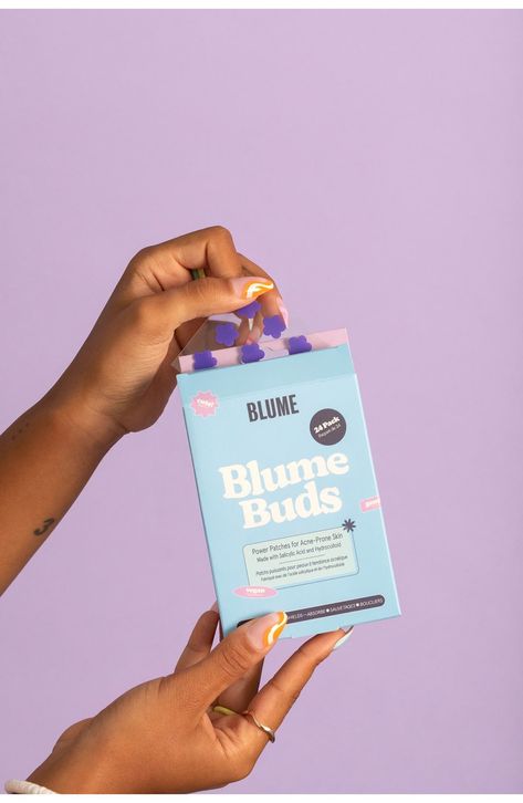 BLUME Buds Power Patches for Acne in Blue at Nordstrom Pimple Patch Packaging, College Wishlist, Skincare Gifts, Acne Patch, Types Of Acne, Brand Shoot, How To Get Rid Of Pimples, Product Shoot, Learning Techniques