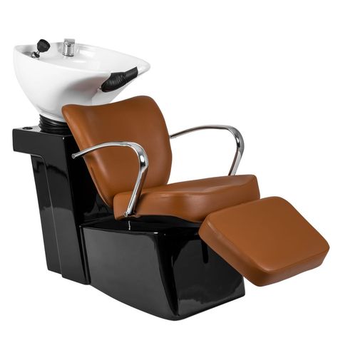 Salon Shampoo Station, Salon Shampoo Area, Salon Room Ideas, Shampoo Station, Shampoo Bowls Salon, Minerva Beauty, Home Hair Salons, Salon Styling Chairs, Salon Shampoo