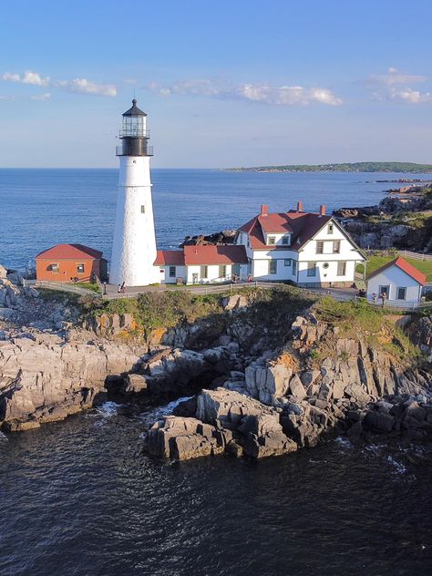 Portland Maine Lighthouse, Cape May Lighthouse, New England Lighthouses, Cape Elizabeth Maine, Maine Photography, Lighthouses Photography, Portland Head Light, Maine Lighthouses, Cape Elizabeth