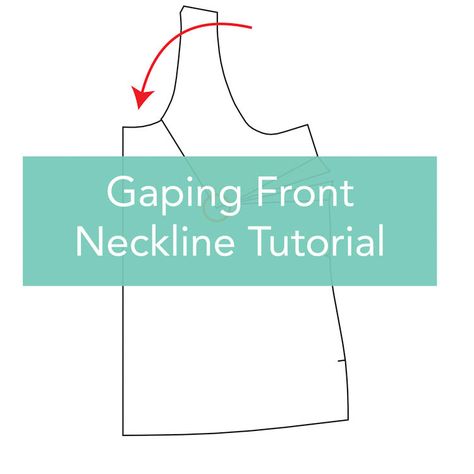 GapingNecklineTutorial-6 Tips Sewing, Sewing Alterations, Make Do And Mend, Altering Clothes, Sewing Class, Sewing Blogs, Pattern Ideas, Pattern Drafting, Sewing Lessons