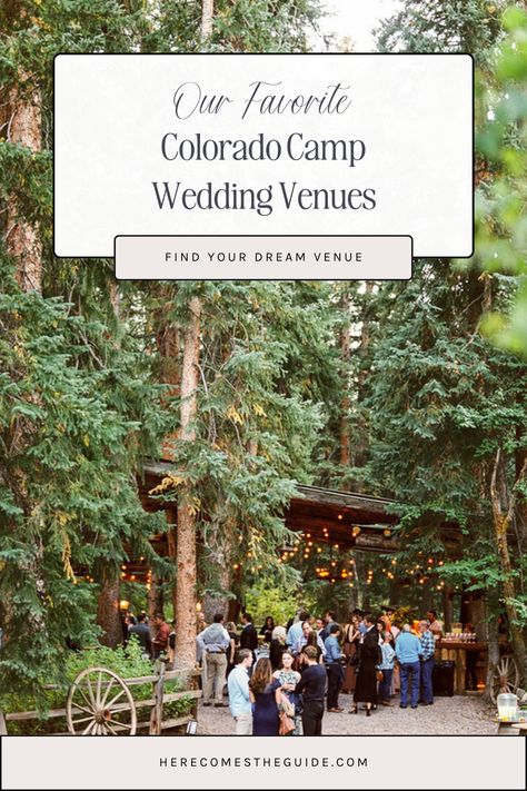 Transform your Colorado wedding into a magical camp-inspired adventure with these stunning venues that let you spend the night under the stars. From national forests to rocky mountains and crystal clear alpine lakes, create unforgettable memories with your loved ones. Explore your dream venue now on Here Comes The Guide! Colorado Outdoor Wedding Venues, Weddings In Colorado, Colorado Forest Wedding, Colorado Outdoor Wedding, Small Colorado Wedding, Magic Forest Wedding, Mountain Wedding Reception, Rocky Mountain Wedding Colorado, Spring Mountain Wedding