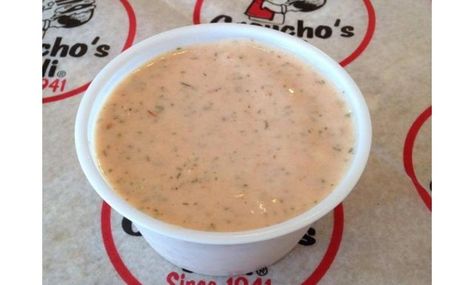 Popular Grouchos 45 Sauce Recipe - Drinks & Foods Copycat Grouchos 45 Sauce, Grouchos Sauce Recipe, Formula 45 Sauce Recipe, Potato Sauce, Low Carb Salad Dressing, Chef Boyardee, Vegetable Dips, Low Carb Salad, Lunch Recipes Healthy