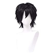 Fairytale Oc, Short Hair Boy, Short Black Hair Wig, Black Wig Short, Jade Core, Black Hair Boy, Hair Boy, Stylish Short Hair, Male Hair