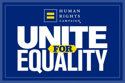 Human Rights Campaign - Unite for Equality Human Rights Campaign, Campaign Logo, Human Rights, Allianz Logo, Tech Company Logos, The Creator, Human