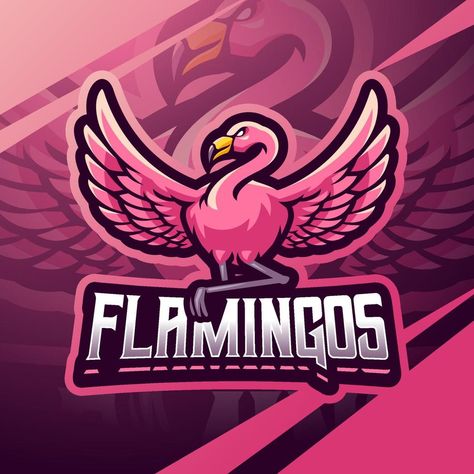 Flamingo esport mascot logo design Flamingo Logo, Flamingo Illustration, Mascot Logo Design, Esports Logo, Texas Map, Mascot Logo, Mascot Design, Red Ink, Cleveland Cavaliers Logo