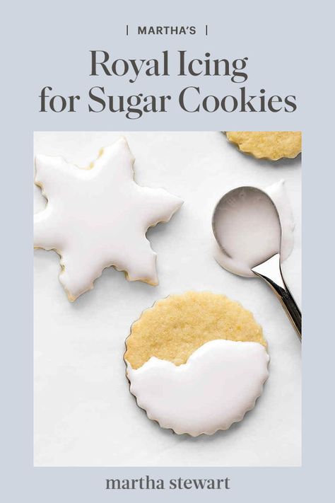 If you're decorating cookies for children, pregnant women, or anyone with compromised immune systems, use meringue powder, found in the baking aisle of most markets, instead of raw egg whites. #marthastewart #recipes #recipeideas  #dessert #dessertrecipes Royal Icing For Sugar Cookies, Icing For Sugar Cookies, Sahara Dessert, Decorating Icing Recipe, Royal Icing Recipe With Egg Whites, Decorating Sugar Cookies, Royal Icing Cookies Recipe, Easy Royal Icing Recipe, Cake Princess