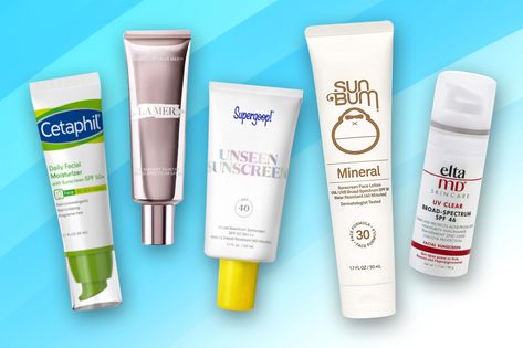 Experts reveal the best sunscreen options for all skin types. Best Sunblock For Face, Best Sunblock, Sunblock For Face, Best Facial Sunscreen, Good Sunscreen For Face, Zinc Sunscreen, Powder Sunscreen, Sunscreen For Sensitive Skin, Sunscreen For Face