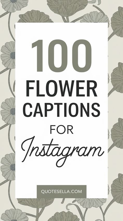 Flower Captions for Instagram Floral Captions, Flower Sayings, Short Flower Quotes, Flower Captions, Flower Puns, Flower Captions For Instagram, Quotes Flower, Aesthetic Captions, Night Flowers