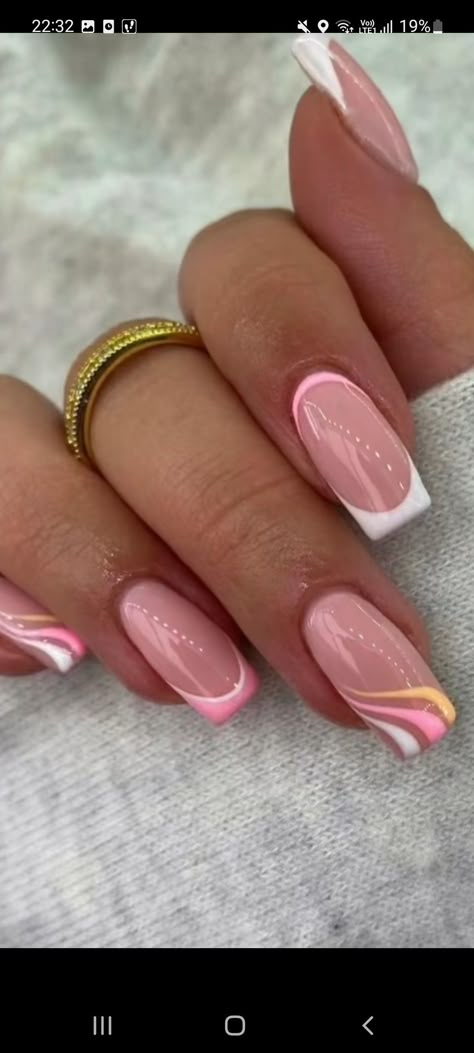 Pink Shellac Nails, Light Pink Acrylic Nails, White Summer Nails, Shellac Nail Colors, Shellac Nail Designs, Biab Nails, Teen Nails, Girly Acrylic, Summer Gel Nails