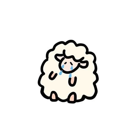 Sheep Drawing, Sheep Cartoon, Danish Pastel Aesthetic, Copic Art, Danish Pastel, Red Icons:), Cute Sheep, Clay Design, Cartoon Character Design