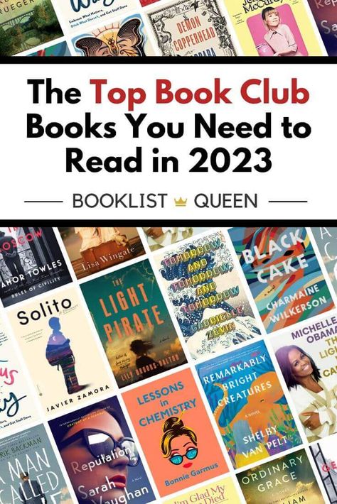 Books For 2023, Book Club Recommendations, Book 2023, Best Book Club Books, Book Club Reads, Books You Should Read, Recommended Books To Read, Top Books To Read, What Book