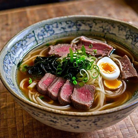 Japanese Beef Ramen Recipe Beef Ramen Soup, Simple Noodles, Beef Ramen Recipe, Beef Ramen Noodle Recipes, Cooking Techniques Basic, Ramen Soup Recipes, Beef Ramen, Healthy Fruit Desserts, Japanese Beef