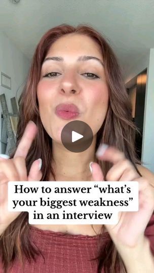 14K views · 552 reactions | How to properly answer job interview questions about your greatest weakness!
◇
Credit: @emily.the.recruiter
◇
#job#interview#interviewtips#career#jobinterview | Interview Help, Job Interview Questions, Interview Questions, Job Interview, Interview, Career, Audio