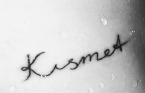 Kismet Tattoo Ideas, Kismet Tattoo, Existential Art, Discreet Tattoos For Women, Fate Tattoo, Snow Tattoo, Self Love Tattoo, Tattoos Inspiration, Black White Christmas