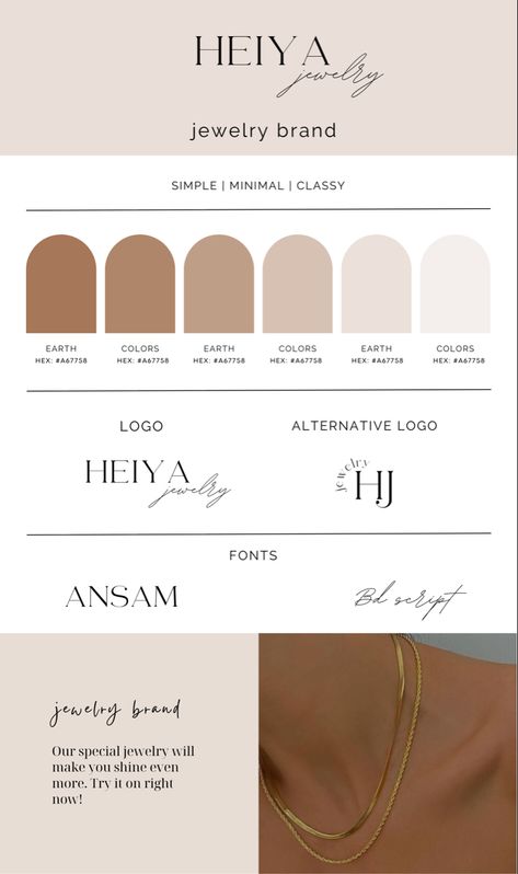 Your brand board is very important for your brand 💕 i found this template on application and i really love it 😍 the designer who made it is really have a good touch Moodboard Jewelry, Jewelry Brand Design, Brand Board Design, Jewelry Mood Board, Design Board, Brand Board, Jewelry Brand, Board Design, Brand Design