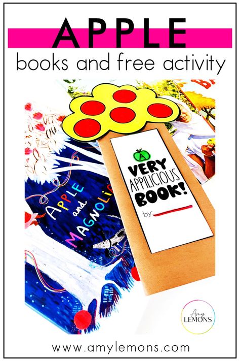 Looking for more Apple book and activities for your class? Amy Lemons shares her favorite fiction and nonfiction apple books with you, including a Apple Freebie! Check out these awesome ideas and grab your apple freebie today! Books And Activities, Amy Lemons, Apple Picture, Reading Curriculum, Apple Activities, Literacy Stations, Teaching First Grade, Reading Comprehension Worksheets, Comprehension Activities