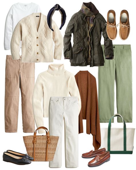 Casual Coastal Grandmother, Coastal Grandmother Style For Fall, Fall Beach Capsule Wardrobe, Coastal Grandmother Capsule Wardrobe Fall, Coastal Grandma Winter Fashion, Coastal Grandmother Aesthetic Fall, Coastal Grandmother Fall Decor, Coastal Grandmother Style Clothing, Coastal Grandmother Style Outfits