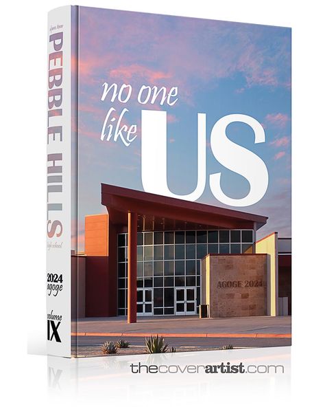 "No One Like Us" - Pebble Hills High School - El Paso, TX  Even if you’re not ready for a cover appointment, book one for your future self! Fall dates are very limited and won’t last long. You’ll be glad you reserved your spot.  http://www.thecoverartist.com/contact  ***  #YearbookIdeas  *Actual cover may differ from one presented here. I’m just a consultant.  #YBK #Yearbook #YearbookCover #YearbookTheme #YearbookIdea #BookCover #CoverDesign #Bookstagram #GraphicDesign #AdobeIllustrator Yearbooks Cover Ideas, High School Yearbook Covers, Yearbook Cover Ideas, Yearbook Covers Design, Notebook Business, Yearbook Cover, Yearbook Layouts, Yearbook Pages, Yearbook Covers