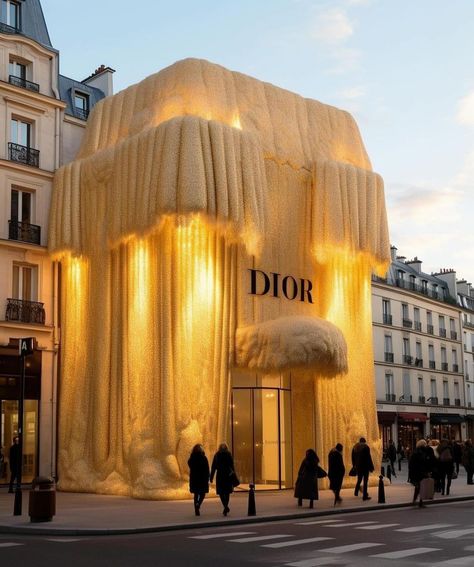 Dior Store, Interior Design Portfolio Layout, Byzantine Architecture, Social Media Art, Public Space Design, Parametric Architecture, Baroque Architecture, Do You Like It, Sustainable Architecture