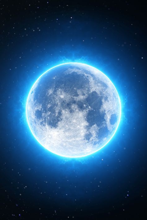 Moon Glowing in the Dark. You can see the best moonlight to gift your loved ones from here. Glowing Moon Painting, Blue Moon Aesthetic, Dark Blue Moon, Moonlight Aesthetic, Moon Paintings, Moon Pfp, Gods Masterpiece, Moon Lotus, Beautiful Moon Pictures