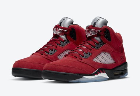 2021 Air Jordan 5 Retro "Raging Bull" Carolina Do Norte, Original Air Jordans, Nike Air Jordan 5, Dr Shoes, Jordan Model, Jordan 5 Retro, Raging Bull, Air Jordan 5 Retro, Nike Air Jordan Retro