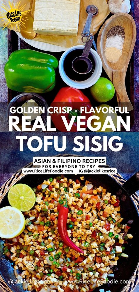 Tofu Sisig, Sisig Recipe, Food Inspired, Vegan Beans, Filipino Food, Bean Curd, Chicken Livers, Vegan Recipe, Filipino Recipes