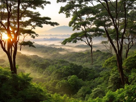 Discover Thailand's Beauty: Misty Morning in Doi Inthanon National Park Doi Inthanon National Park, Inspiring Landscapes, Misty Morning, Awe Inspiring, National Park, National Parks, Thailand, Beauty, Design