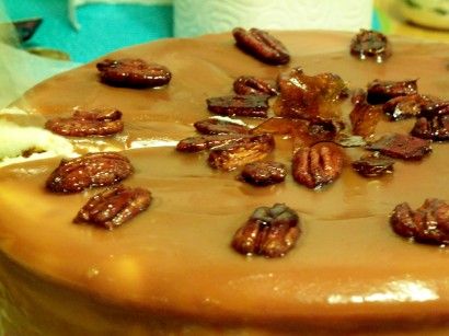 Honey Roasted Pecans, Unique Pies, Peppermint Sugar, Roasted Pecans, Caramel Cheesecake, Creamed Honey, Caramel Topping, Ice Cream Pies, Tasty Kitchen