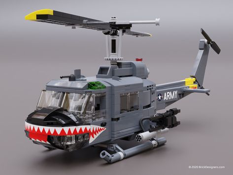 Lego Gunship Moc, Lego Helicopter, Lego Plane, Lego Ww2, Lego Army, Construction Lego, Lego Ship, Lego Custom Minifigures, Lego Military