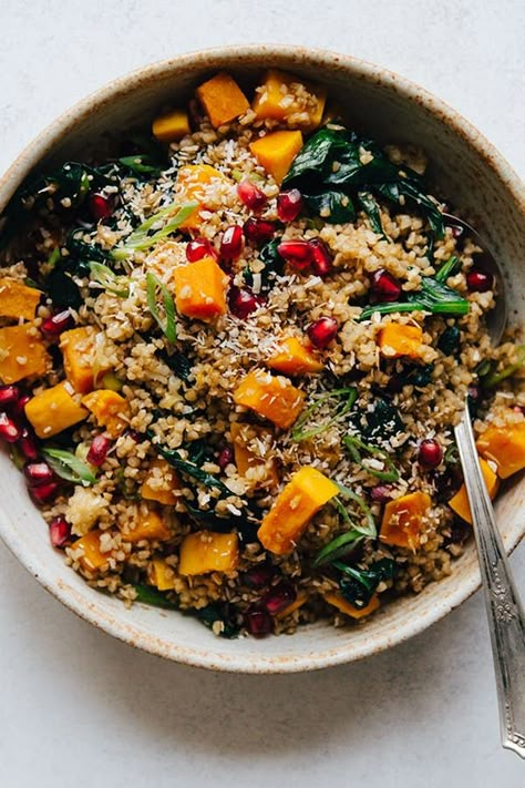 Butternut Squash Bowl, Bulgur Vegan, Bulgar Recipes, Bulgur Wheat Recipes, Squash Bowl, Bulgur Recipes, Cooking Grains, Bulgar Wheat, Bulgur Salad