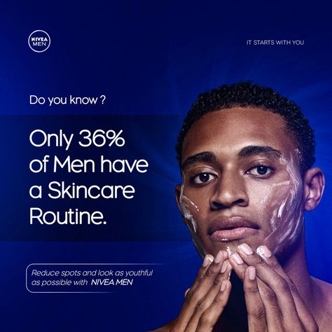 Skincare brand, flyer design Skincare Social Media Design, Brand Flyer Design, Nivea Skincare, Catalog Layout, Skincare Social Media, Men Skincare, Catalogue Layout, Reels Ideas, Creative Marketing