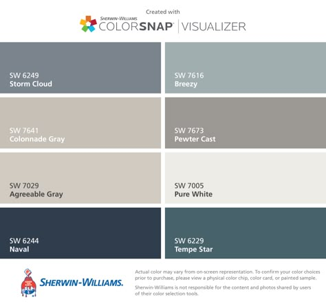 Sherwin Williams Accessible Beige, Paint Colors For House, Colors For House, Sherwin Williams Color Palette, Interior Paint Colors Schemes, Sherwin Williams Gray, Accessible Beige, Agreeable Gray, Paint Color Schemes