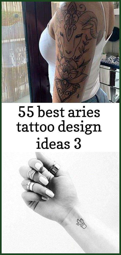 Aries Tattoo Designs, Aries Symbol Tattoos, Aries Zodiac Tattoos, Aries Ram Tattoo, Stammestattoo Designs, Tattoo Meaningful, Aries Tattoos, Flower Tattoo On Side, Ram Tattoo