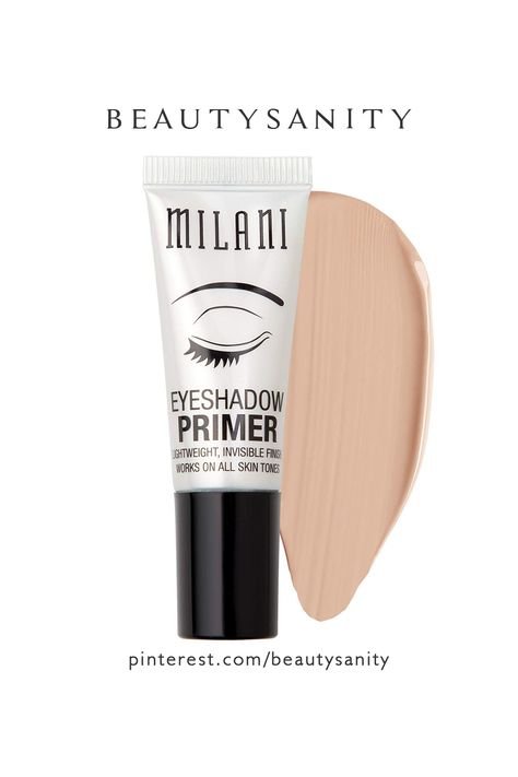 Milani Eyeshadow Primer | Primer Face Makeup Eye Shadow Primer Base | Makeup Primer for Face | Vegan, Cruelty-Free, Made for Long-Lasting Wear | Use with Eye Shadow Palettes (0.3 Fl. Oz.) Milani Primer, Milani Eyeshadow Primer, Milani Eyeshadow, Eye Shadow Primer, Makeup Eye Shadow, Base Makeup, Eyeshadow Primer, Makeup Primer, Face Primer