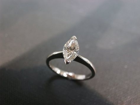 382 (1) Marquise Engagement Ring Set, Marquise Diamond Engagement Ring, Marquise Shape Diamond, Solitaire Rings, Marquise Ring, Engagement Rings Marquise, Wedding Rings Solitaire, Ring Simple, Art Deco Engagement Ring