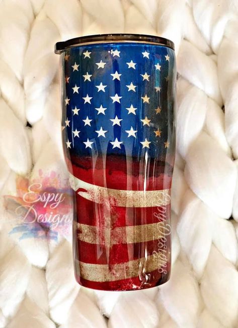 America Epoxy Tumblers, American Flag Tumbler Ideas, American Flag Tumblers For Men, American Flag Epoxy Tumbler, Glitter Tumblr, American Flag Tumbler Cup, Twisted Sister, Epoxy Tumblers, Glitter Tumblers