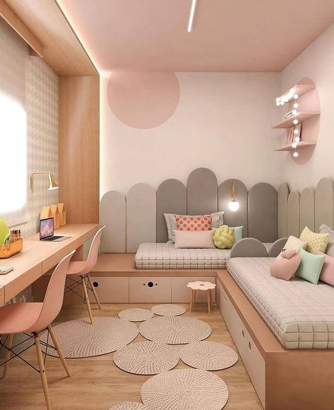 Girl Bedroom Designs Small Room, Girl Room Design, Girls Room Design, Kids Room Interior Design, Modern Kids Bedroom, Toddler Girl Room, Kids Bedroom Inspiration, Nursery Room Design, Kids Bedroom Designs