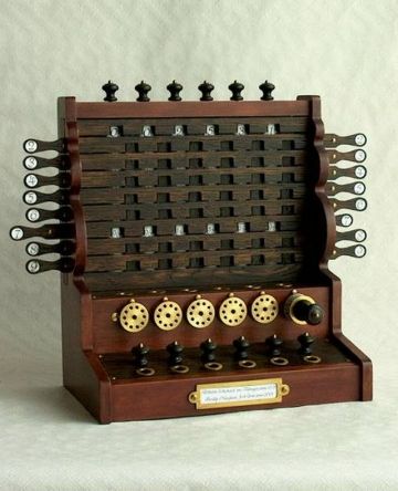 Mechanical Marvel Calculators - Schickard Calculating Machine History Of Computer, Old Calculator, Vintage Calculator, Mechanical Computer, Mechanical Calculator, Computer Education, Computer History, Old Technology, Mad Science