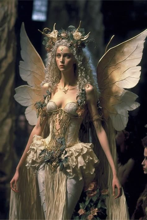 Moth Fairy, Fairy Aesthetic, Fantasy Dresses, Fairy Fashion, Fairytale Dress, Fairy Princesses, Ethereal Art, Fairy Art, Fantasy Clothing