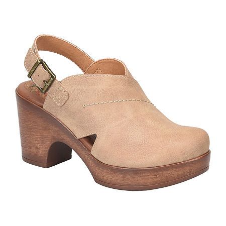 This sculpted style is a chic weekend pair that adds an air of confidence to every step. Change up your classic mule with edgy cut-outs and charming stitching.Features: ComfortClosure Type: BuckleShoe Heel Height: 3 InchesUpper/Outer Base Material: 100% PolyuretheneShoe Lining Material: PolyurethaneSole Material Content: 100% PolyurethaneToe Type: Round ToeShoe Strap Type: Slingback StrapCare: Spot CleanHeel Style: Wedge HeelCountry of Origin: Imported Heeled Clogs, Boho Clothes, Platform Clogs, Round Toe Shoes, Clog Heels, Buckle Shoes, Slides Shoes, Clogs Shoes, Madden Girl