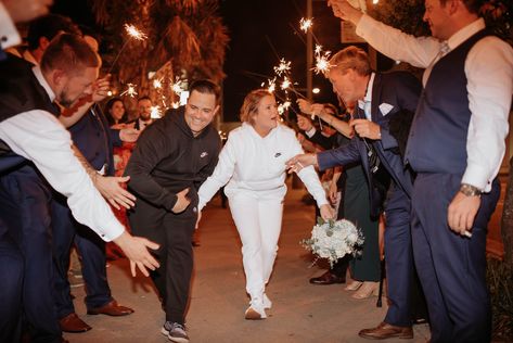 Bride And Groom Sweat Suits Exit, Sweatsuit Wedding Exit, Bride Groom Sweatsuit, Matching Wedding Sweatsuits, Wedding Sweatsuit Bride And Groom, Wedding Sweatsuit, Wedding Exit Outfit, Matching Sweatsuits, Wedding Sparkler Exit