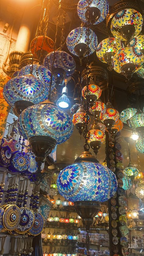 Turkish Lamps Aesthetic, Turkish Lamp Tattoo, Turkish Chandelier, Lamp Tattoo, Turkish Lights, Turkish Lamp, Turkish Mosaic Lamp, Hippy Room, Turkish Lamps