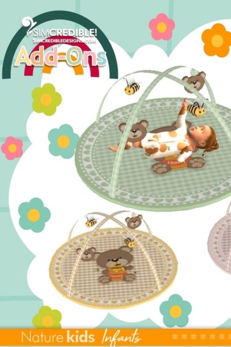 *Photo and CC credits @simcredible Sims 4 Play Mat Cc, Sims 4 Infant Toys Cc, Sims4 Toddler Cc Furniture, Sims 4 Growing Together Mods, Sims 4 Toy Cc, Sims 4 Cc Activities, Sims 4 Playmat Cc, Infant Cc Sims 4 Furniture, Sims 4 Infant Toys