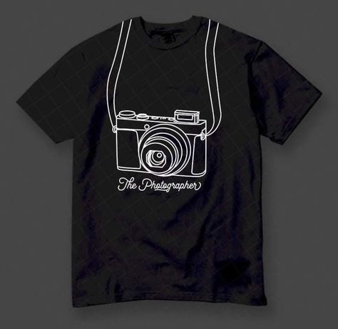 Photographer Tshirt Design, Photography Shirts Design, Photographer Tshirt, Photography Shirt, Shirt Photography, T-shirt Photography, Photography Shirts, Tee Shirt Outfit, Tshirt Photography