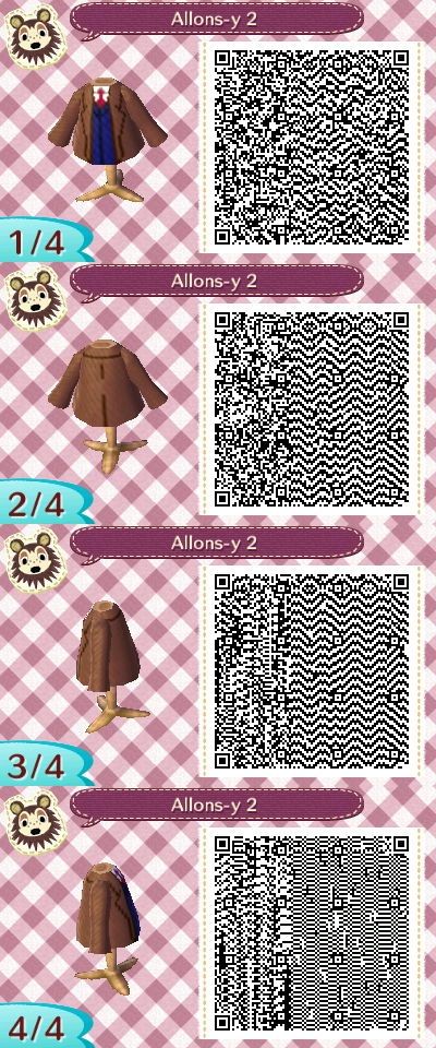 Animal Crossing New Leaf QR Codes - Shirts Animal Crossing Qr Codes, Acnl Qr Codes, Motif Acnl, Code Clothes, Animal Crossing 3ds, Animal Crossing New Leaf, Ac New Leaf, Coding Shirts, Happy Home Designer