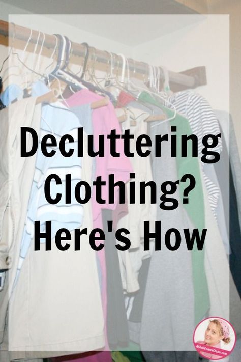 Too many clothes? Learn what to do with all of that clothing clutter! College Closet Organization, Clothing Clutter, Spare Room Closet, Slob Comes Clean, Dana K White, A Slob Comes Clean, Closet Organization Bins, Organizing Walk In Closet, Closet Room Organizer