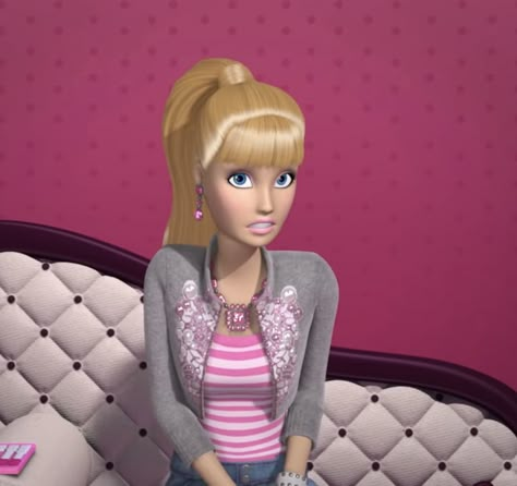 Barbie Reaction Pics, Change My Personality, Barbie In The Dreamhouse, Barbie In The Dream House, Barbie Pink Aesthetic, Barbie Starlight Adventure, Bailey Aesthetic, Barbiecore Fashion, Raquelle Barbie