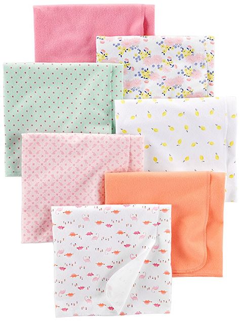 Simple Joys by Carter's Baby Girls' 7-Pack Flannel Receiving Blanket, Pink/White, One Size: Clothing Amazon.com $15.99 Best Baby Blankets, Berkshire Blanket, Girl Gift Baskets, Corporate Gift Baskets, Baby Blanket Size, Holiday Throw, Baby Baskets, Simple Joys, Baby Gift Basket